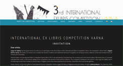 Desktop Screenshot of exlibris-competition-varna.org