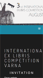 Mobile Screenshot of exlibris-competition-varna.org